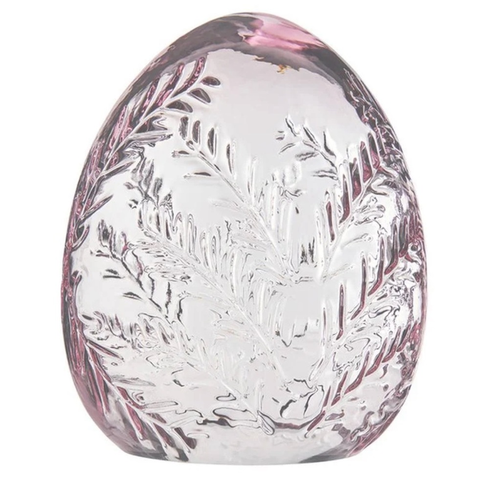 KIRKTON HOUSE Spring Colored Glass Etched Egg - Picture 3 of 3